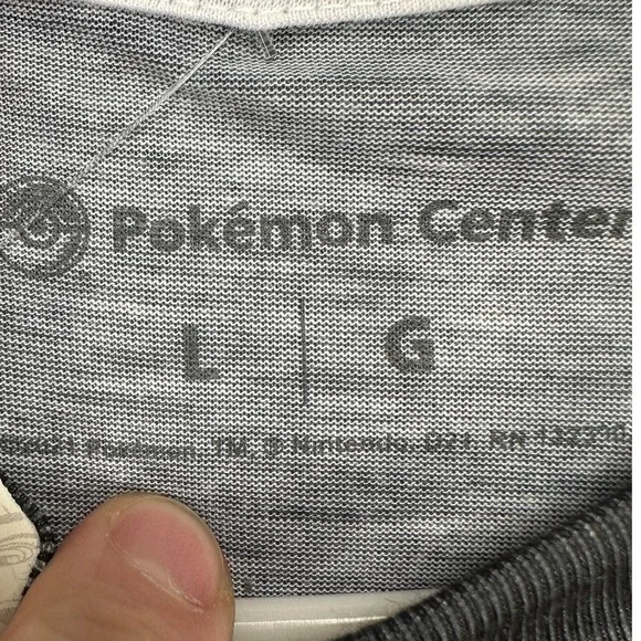 Pokemon Pikachu Adult Mens T-Shirt Large Grey Graphic Ombre Short Sleeve Tee NEW - Picture 4 of 8